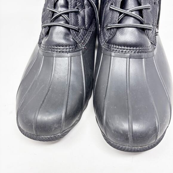 Sperry Black Quilted Rain & Snow Boots main image 5